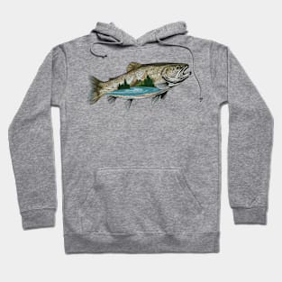 Brown Trout Hoodie